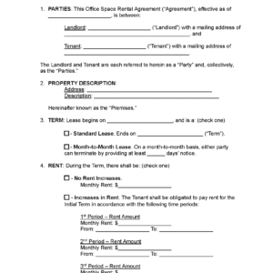 Lease & Rental Agreements