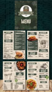 Event & Catering Menu Design